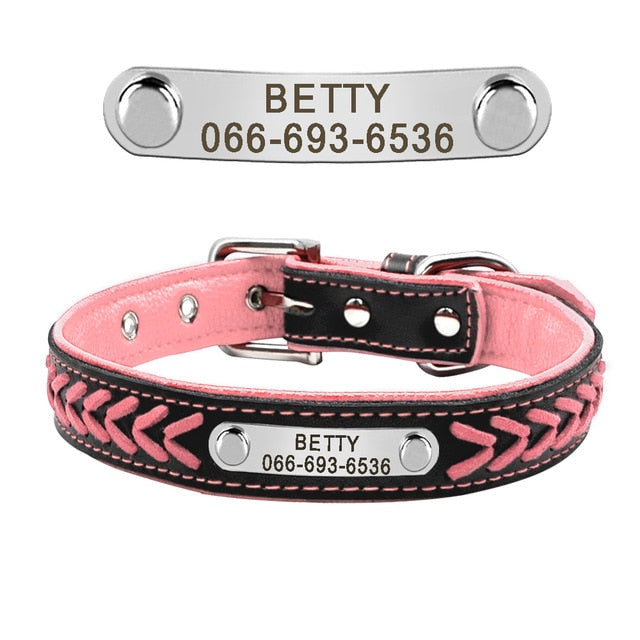 Pet Tag ID Collar-Personalized/Engraved Rhinestone