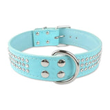 Rhinestone/Leather 1.5inch Wide For Medium Large Dogs