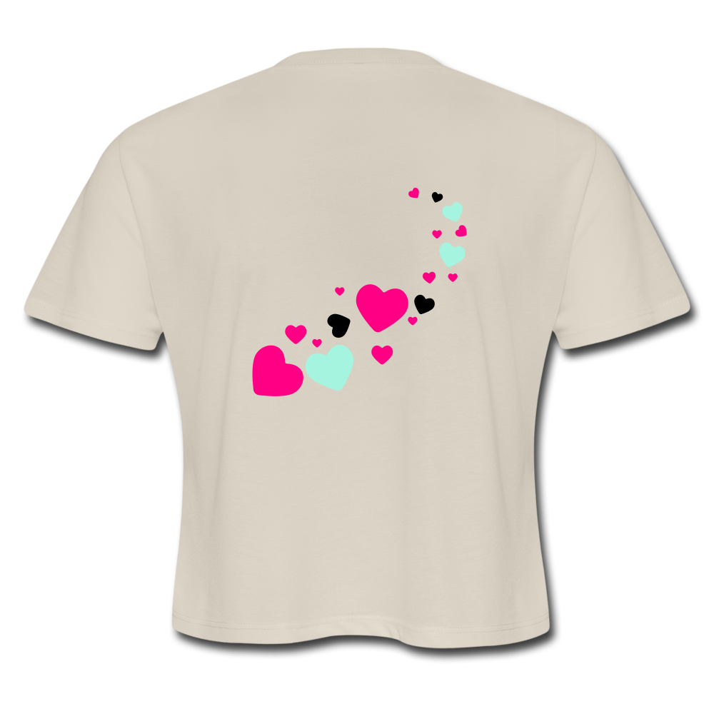 Women's Cropped T-Shirt - dust